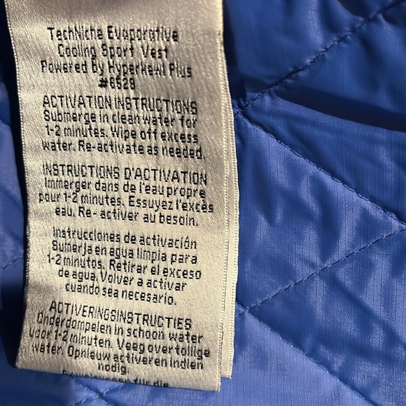 TECHNICHE HYPERKEWL PLUS COOLONG VEST #6529 - grey - Large - New - Picture 4 of 4